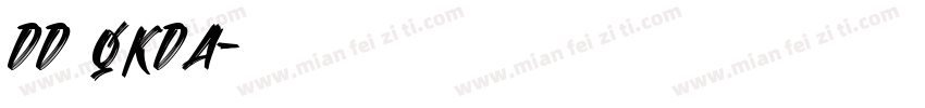 DD QKDA字体转换